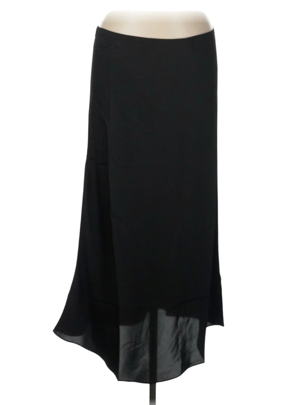 J. Crew Gwyneth Slip Skirt Size Large Black 90s Style Midi office Party NWT